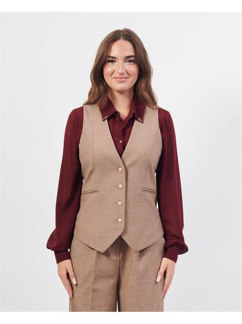 Gilet femme Yes Zee en viscose mélangée YES ZEE | G103-K9000226